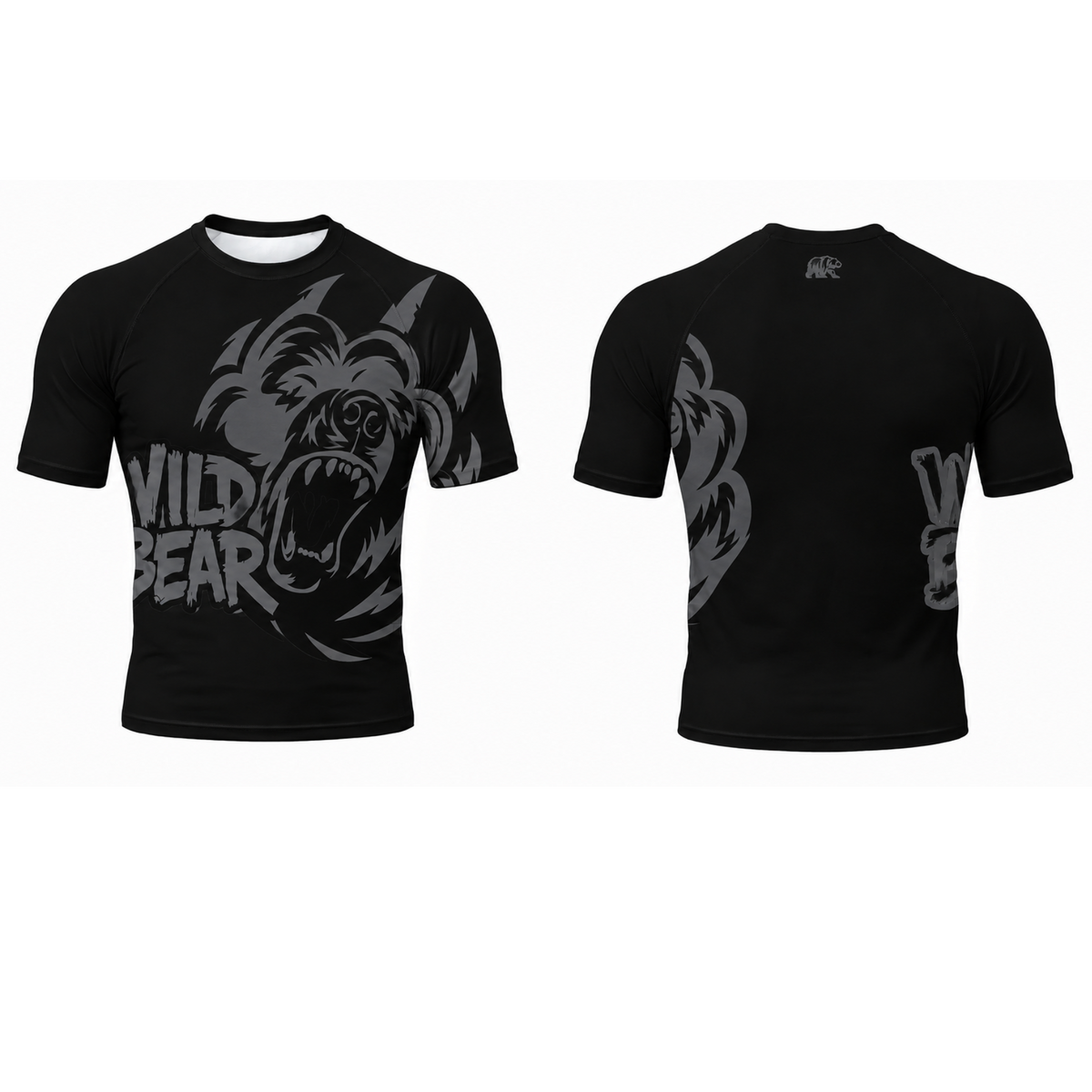 WildBear - Short Sleeved Rashguard - Graphite Grey - PRE ORDER