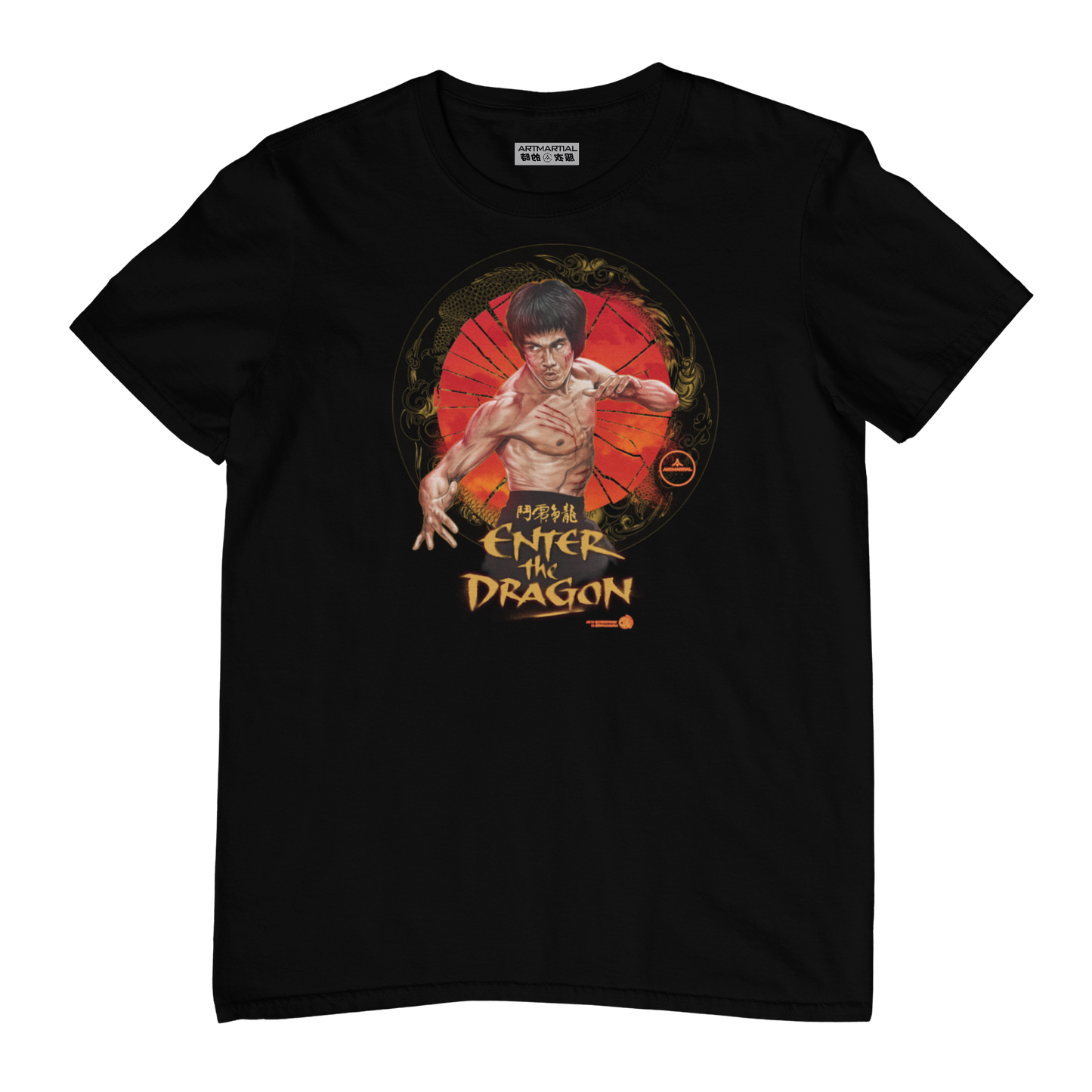 Bruce Lee 'Enter The Dragon' Adult T Shirt