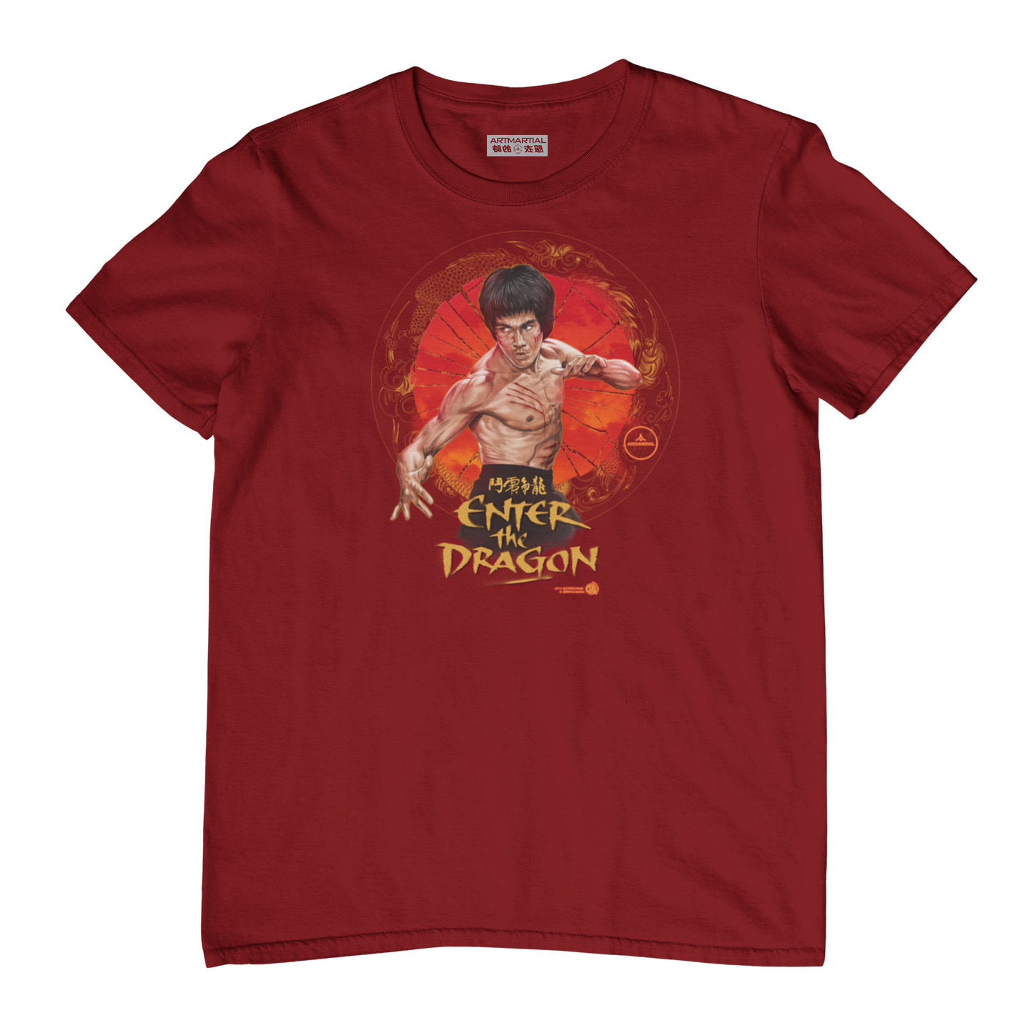 Bruce Lee 'Enter The Dragon' Adult T Shirt