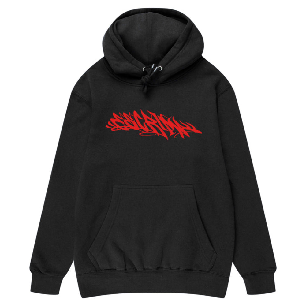 Escrima Tag with Star 'Red' - Adult Hoody