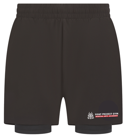 Fight Project Gym - Junior Double-Layer Sports Shorts