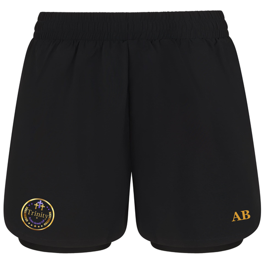Trinity Active Group - Women’s Double-Layer Sports Shorts