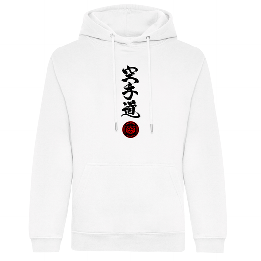 Red Tiger Karate - Pullover Hoodie (All Sizes) - White