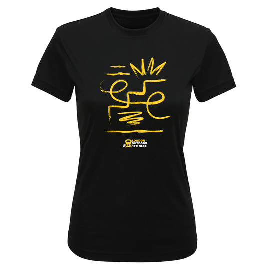 London Outdoor Fitness - Sports Poly Tech Tee 'Icon' (Female Cut)
