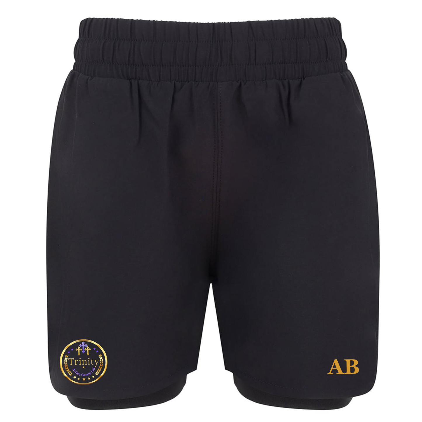 Trinity Active Group - Junior Double-Layer Sports Shorts