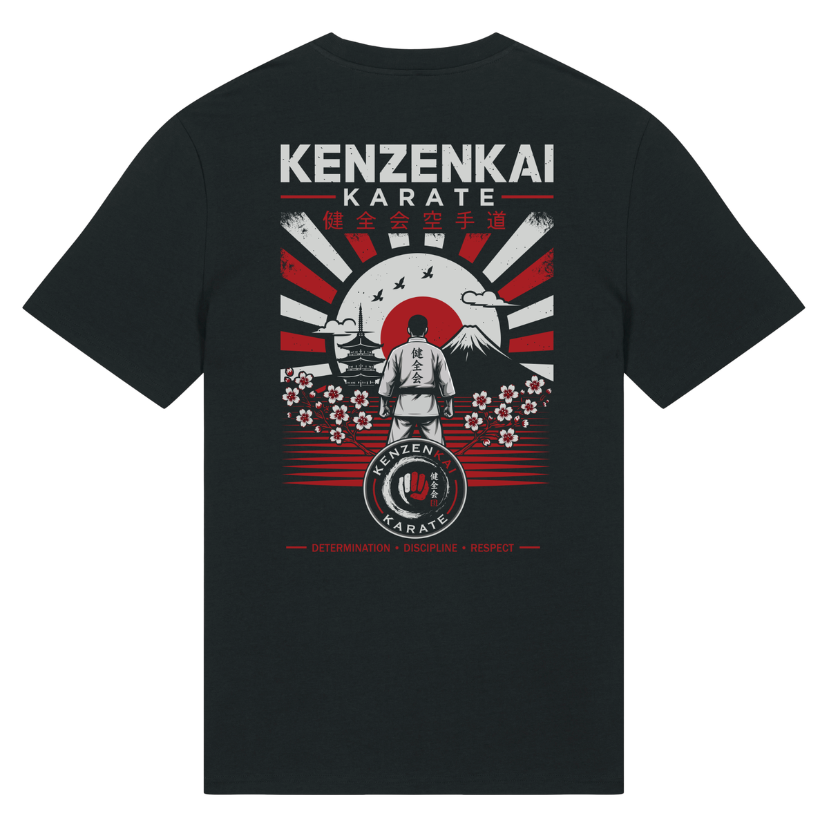 Kenzenkai Karate - Junior Cotton Tee - Male Design