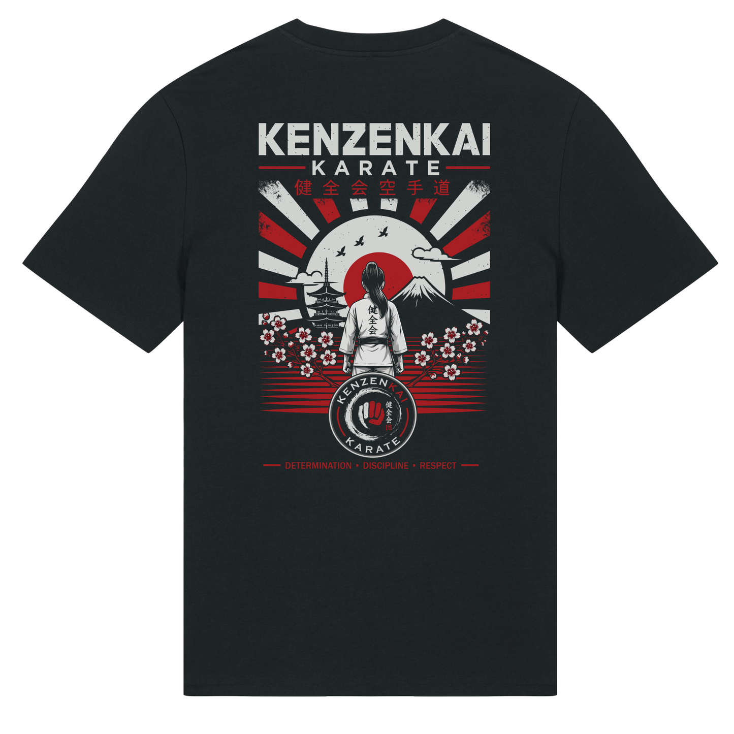 Kenzenkai Karate - Junior Cotton Tee - Female Design