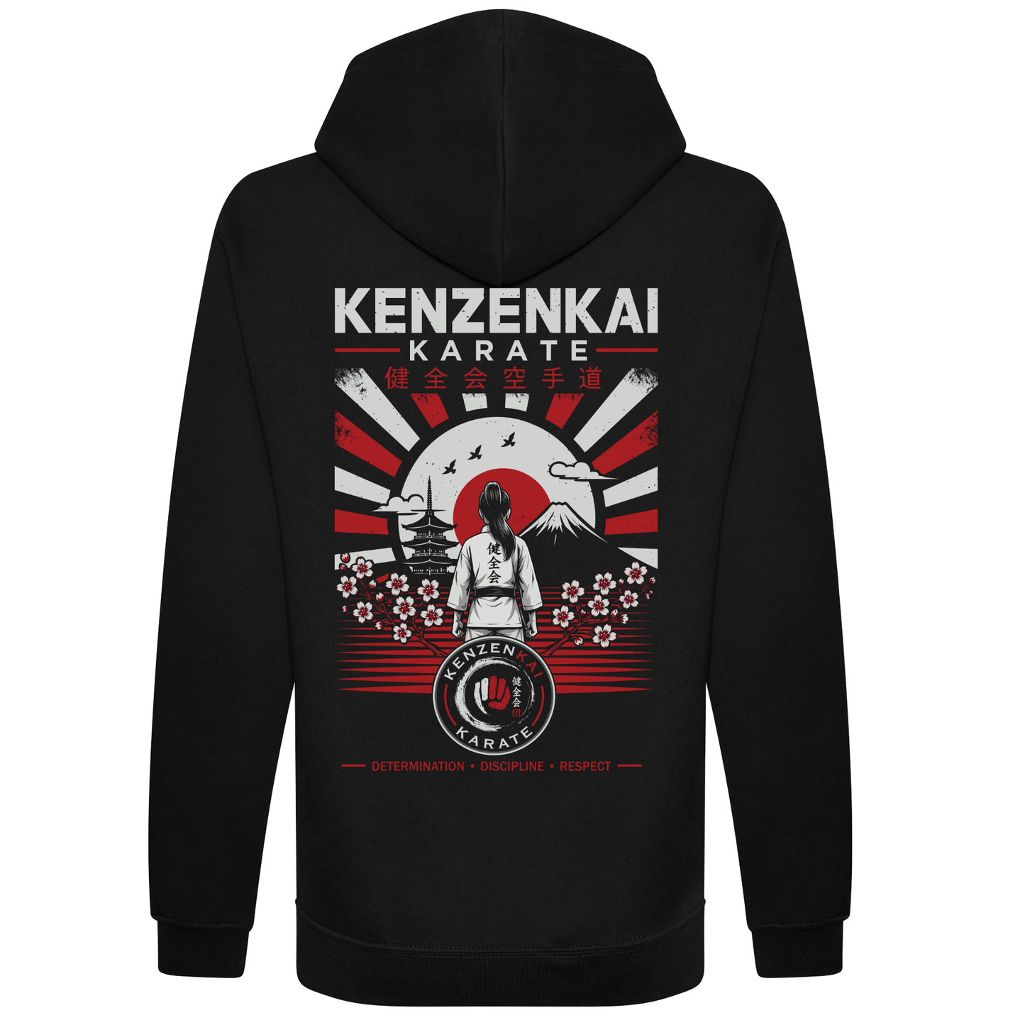 Kenzenkai Karate - Adult Hoodie - Female Design