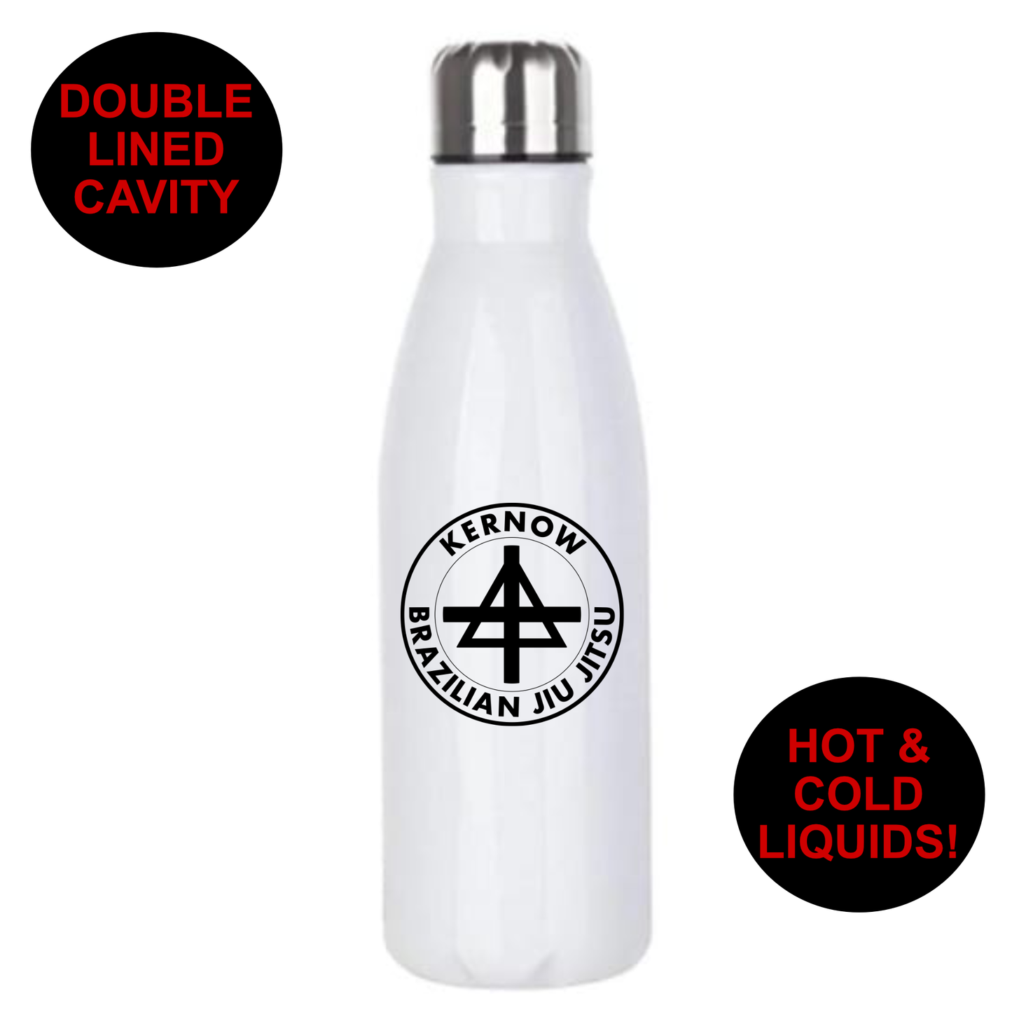 Kernow BJJ - Premium Stainless Steel 650ml Water Bottle