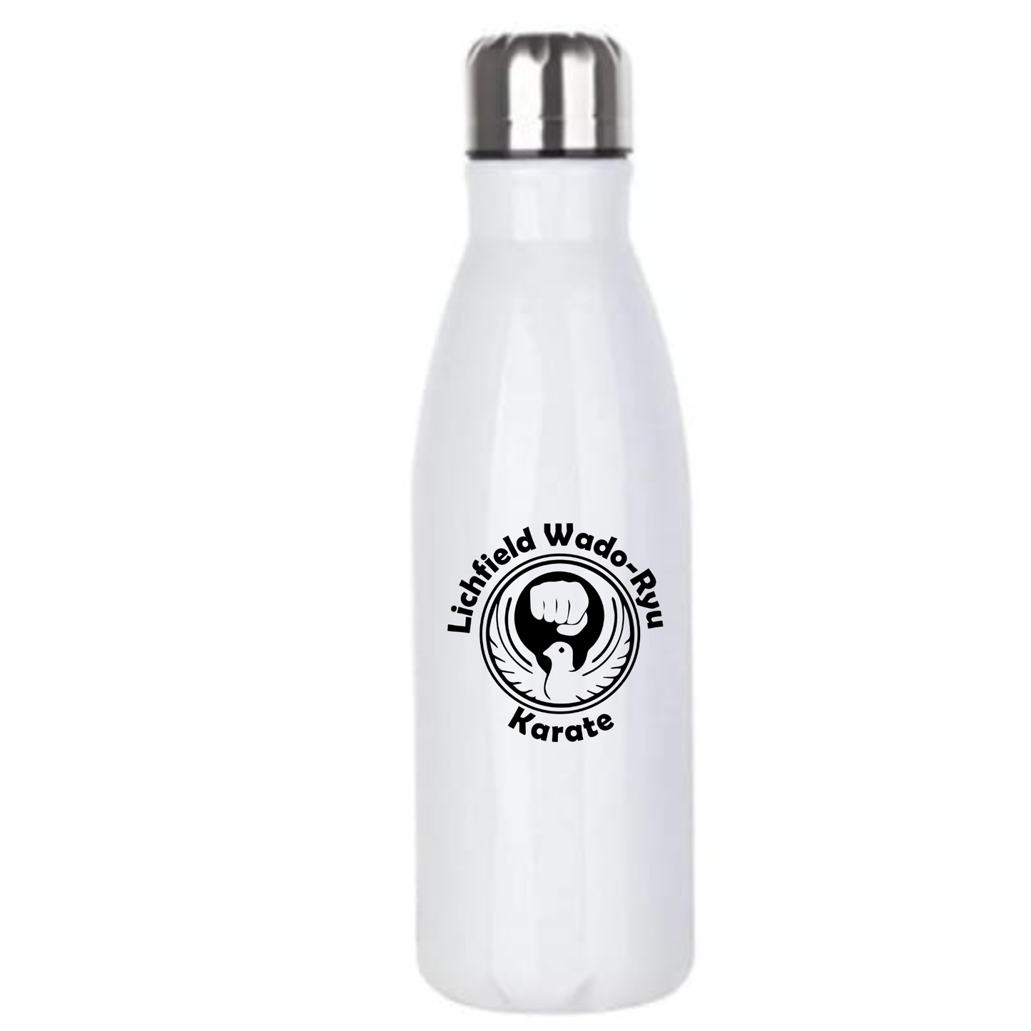 Lichfield Wado-Ryu Karate - Stainless Steel 650ml Water Bottle (All Designs)