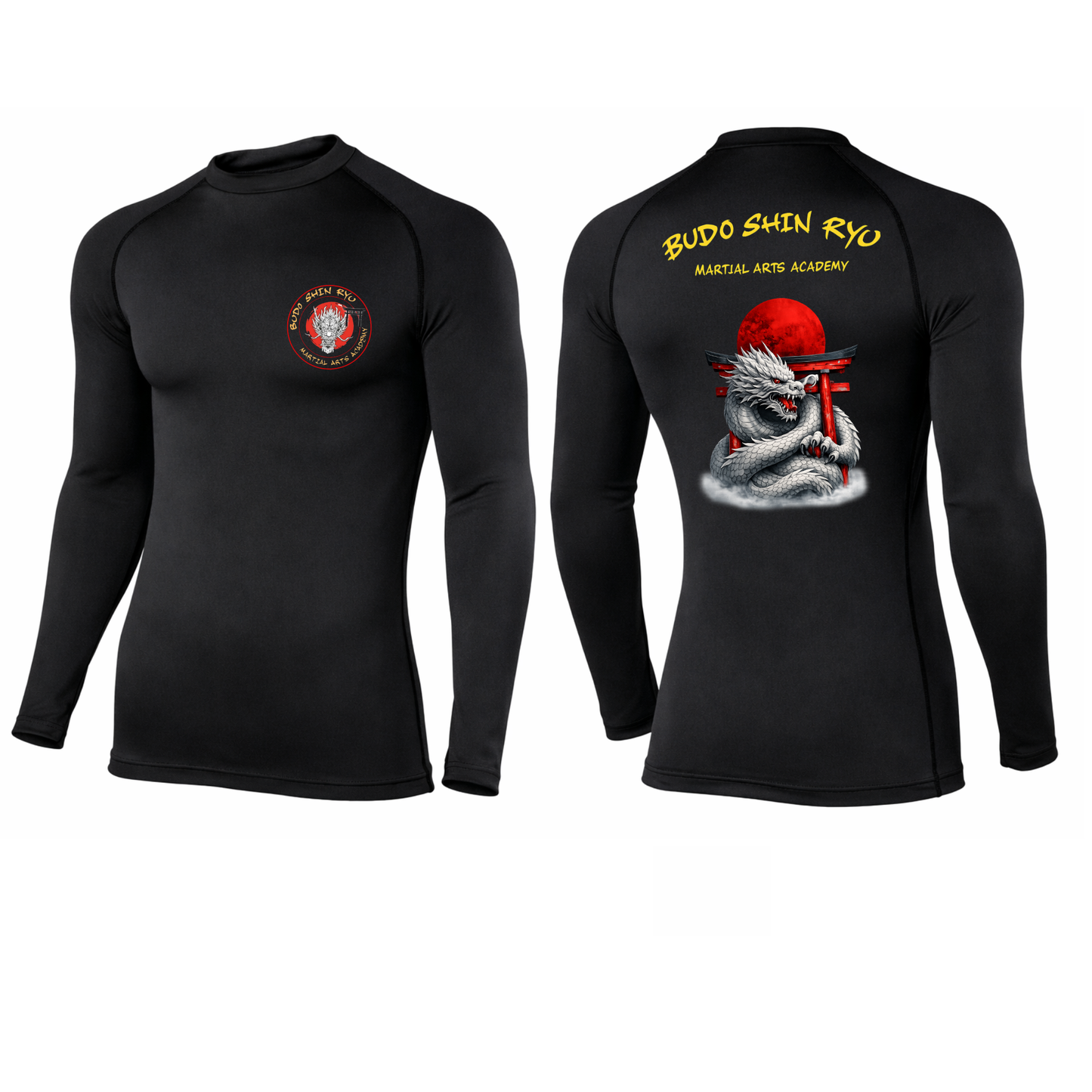 Budo Shin Ryu - Long Sleeved Rashguard (All Sizes & Designs)