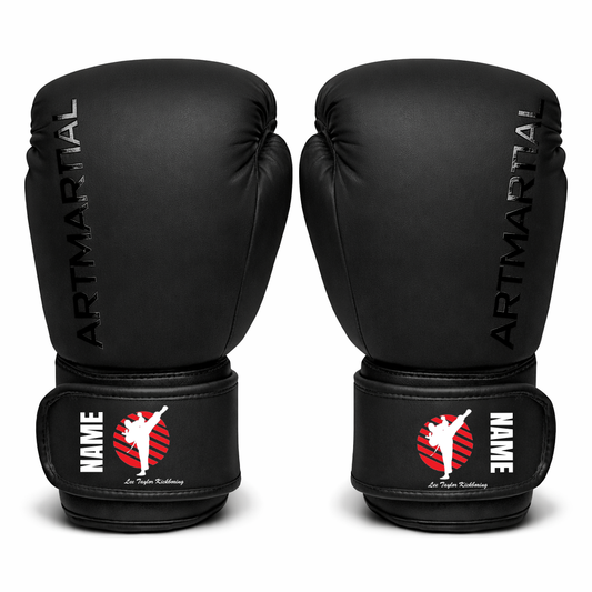 Lee Taylor Kickboxing- Boxing Gloves with Personalisation (All Sizes)