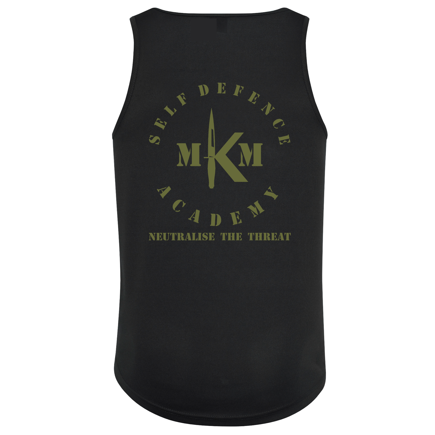 MKM Self Defence Academy - Sports Poly Training Vest (All Sizes - Green Colourway)