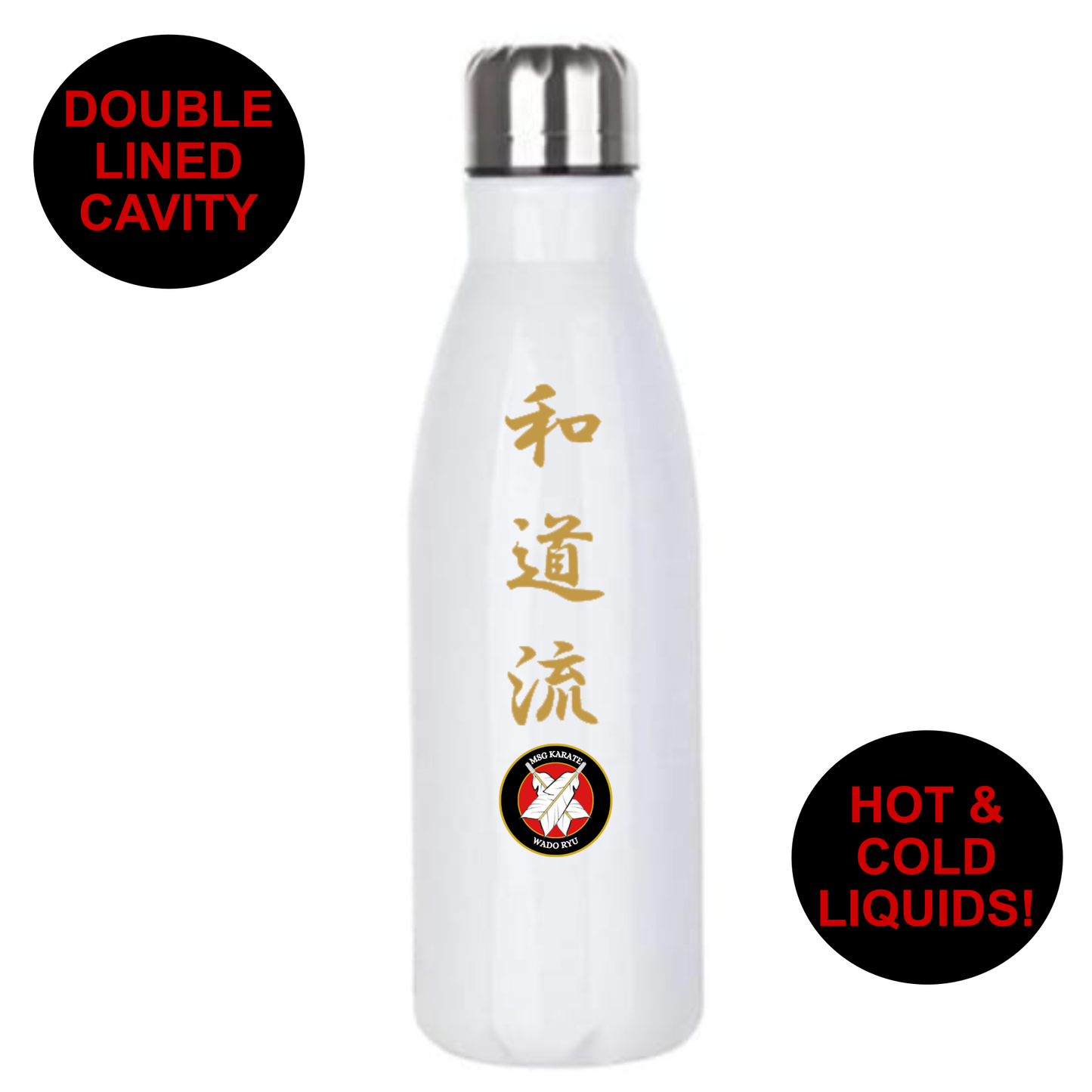 MSG Karate - Premium Stainless Steel 650ml Water Bottle