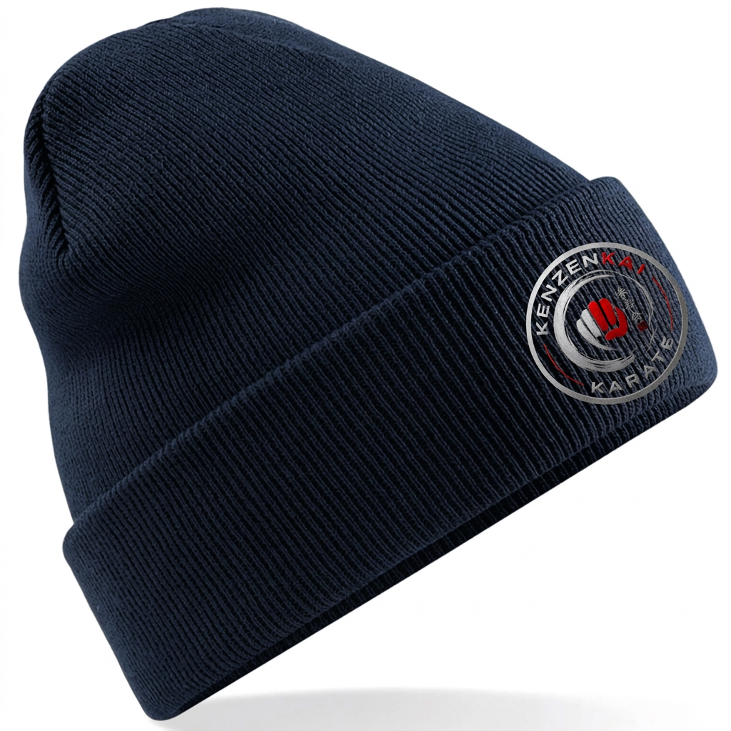 Navy Kenzenkai Karate beanie