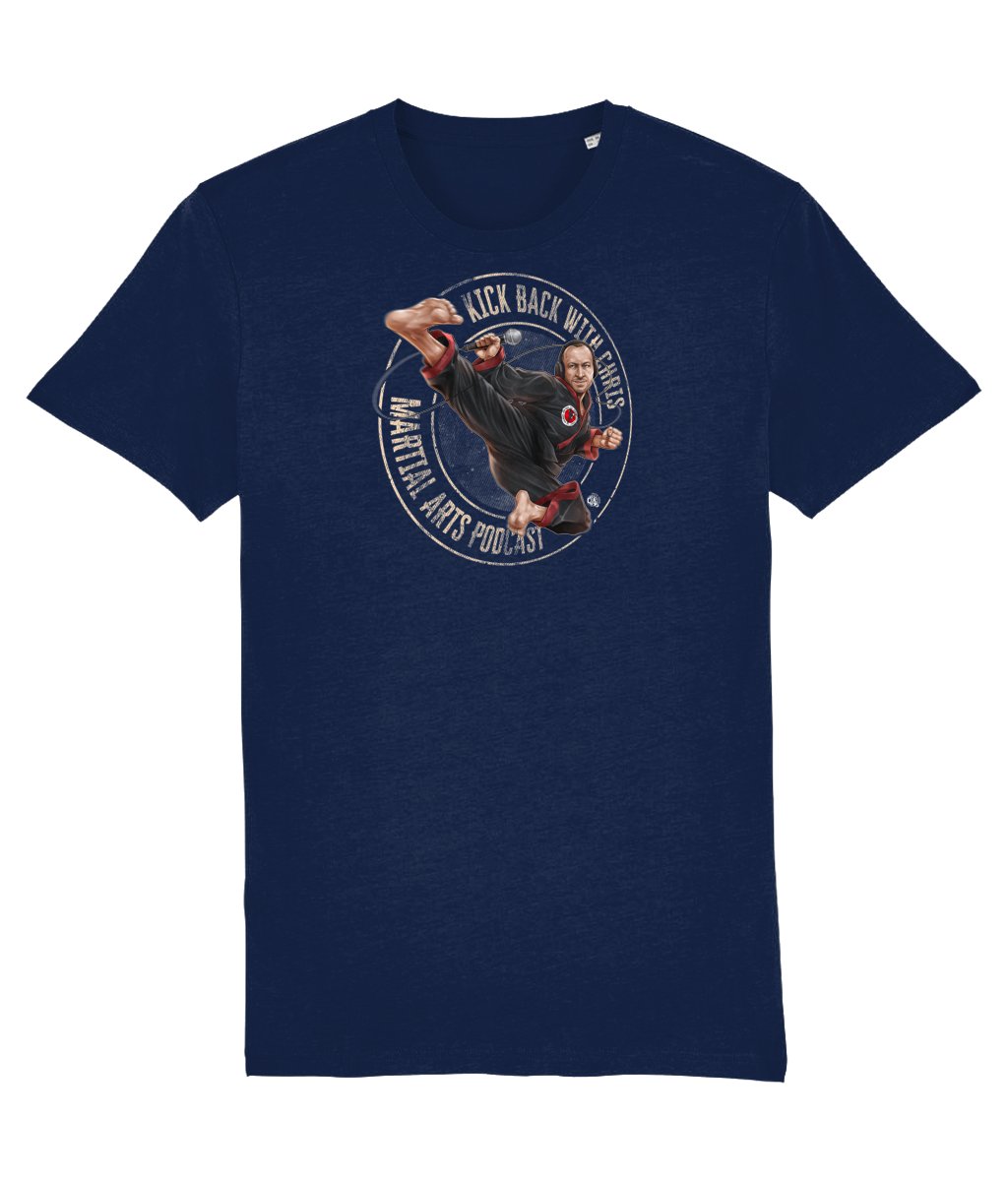 kick back with chris - Adult T Shirt (centre logo)