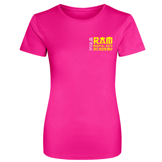 RAM Martial Arts & Fitness - Women's Sports Poly Tech Tee