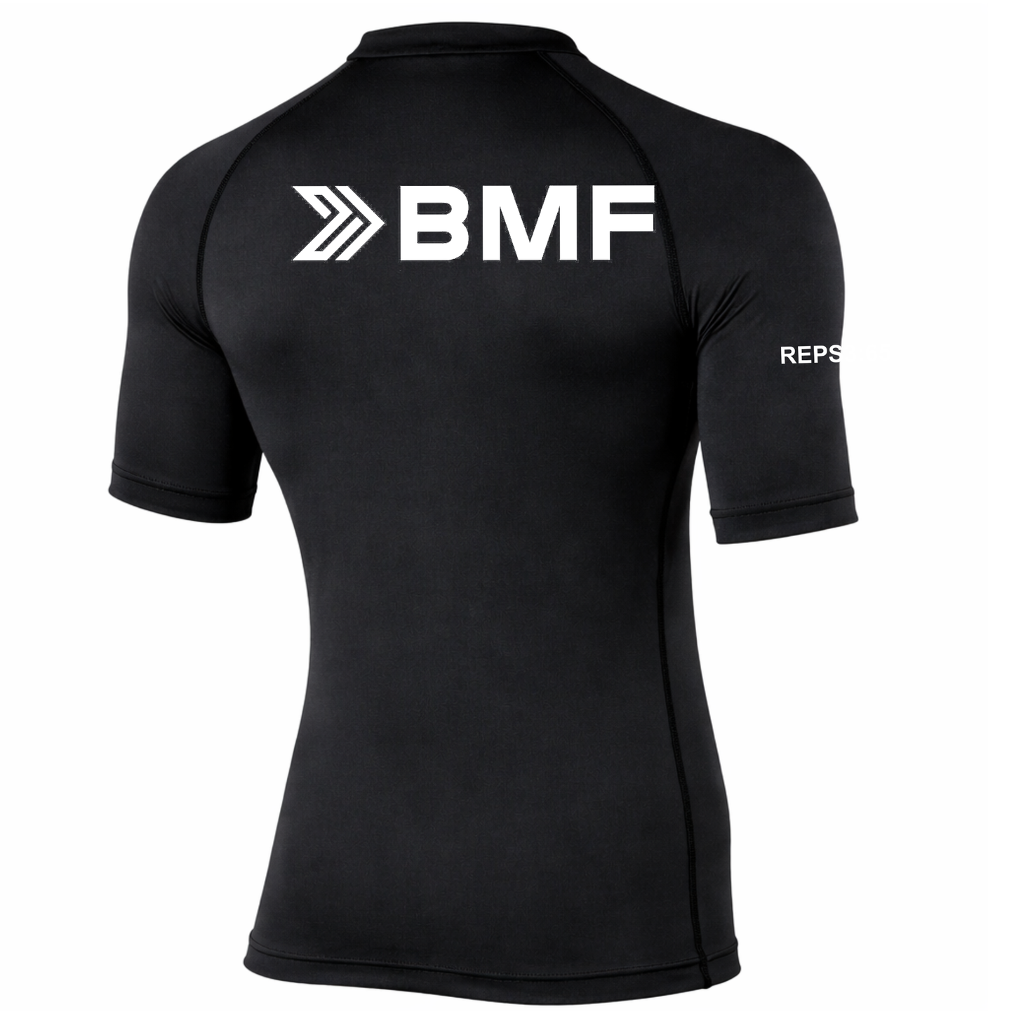 Be Military Fit - Black Compression Top (All Designs)
