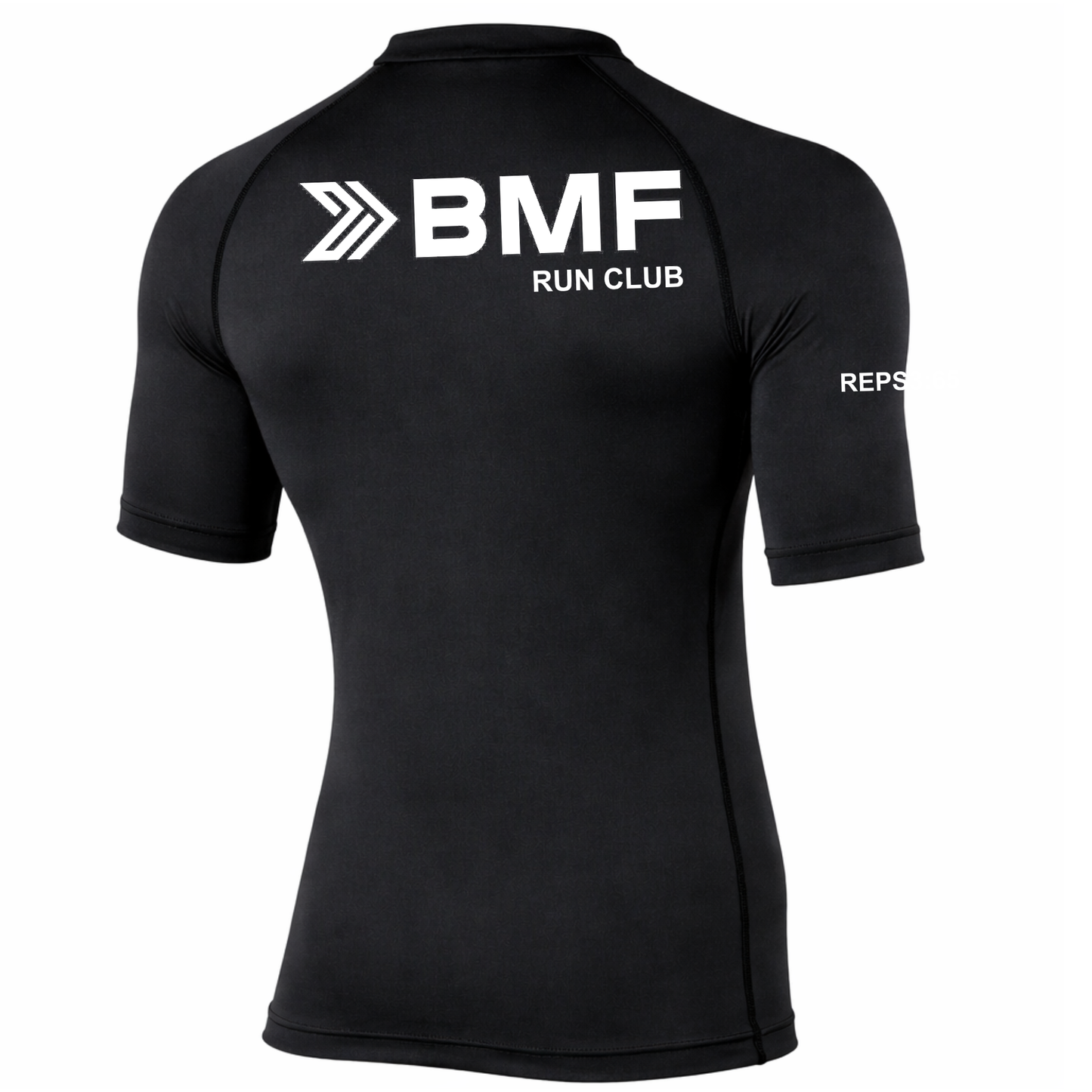 Be Military Fit - Black Compression Top (All Designs)