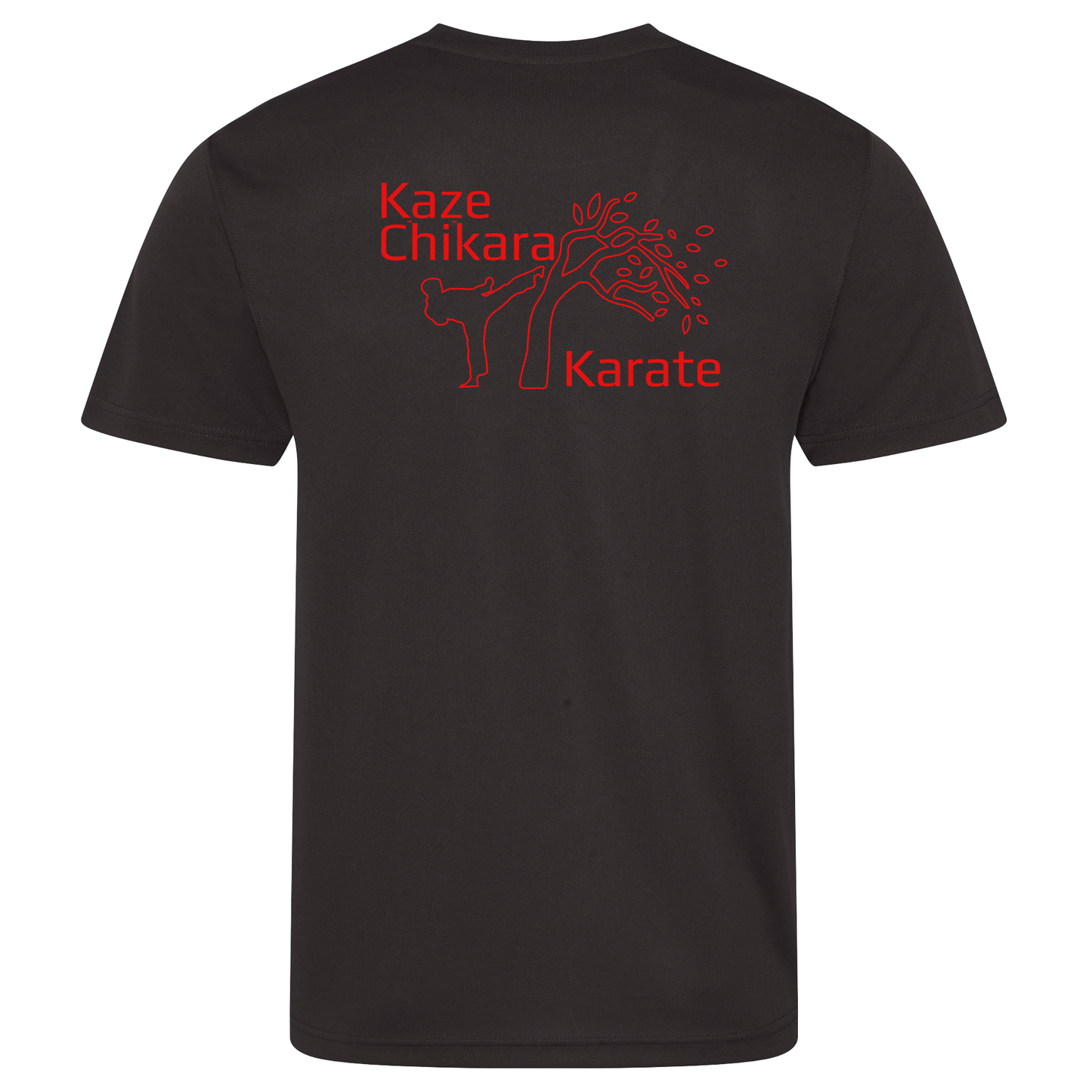 Kaze Chikara Karate - Sports Poly Tee (All Sizes & Colours)