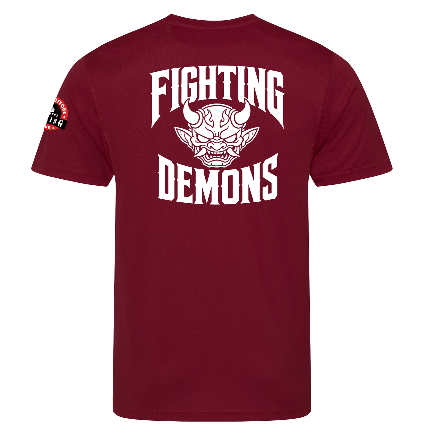 Fighters Mind  - Sports Wicking Tee - Maroon