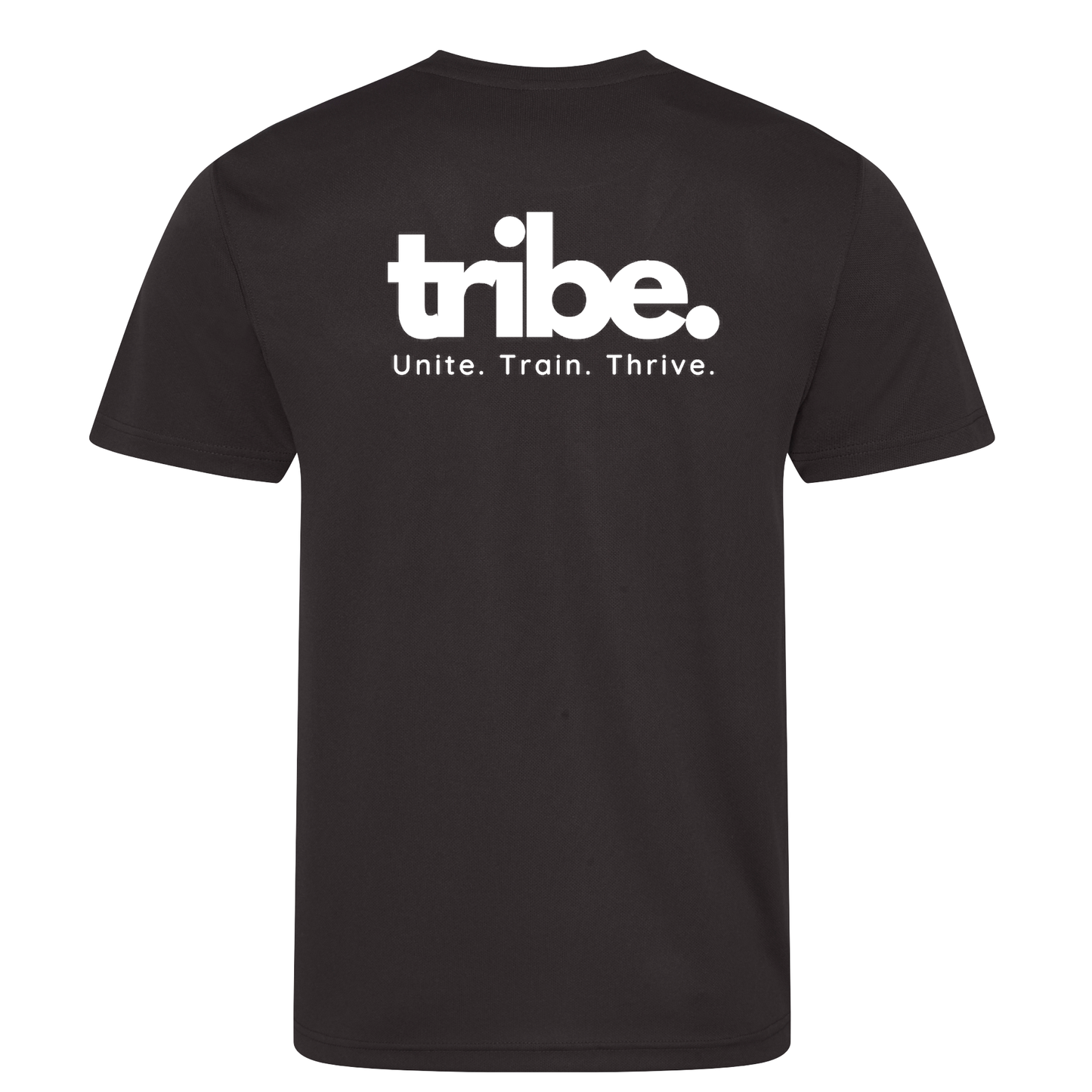 Tribe Fitness Hamilton - Unisex Adult Sports Poly Tech Tee - Black