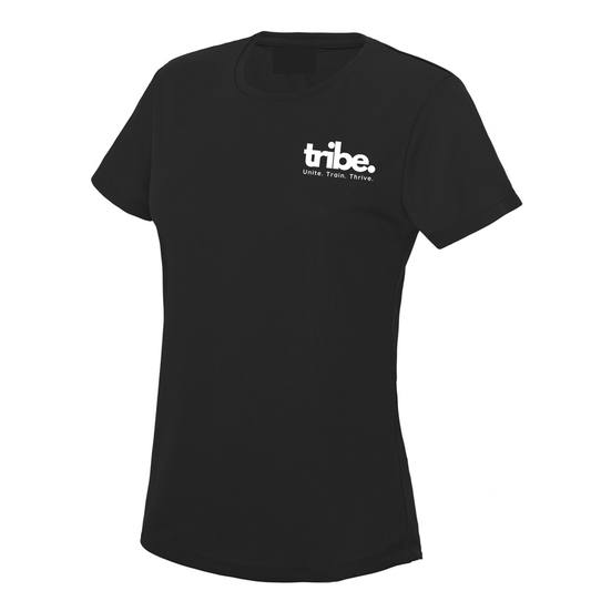 Tribe Fitness Hamilton - Women's Sports Poly Tech Tee - Black