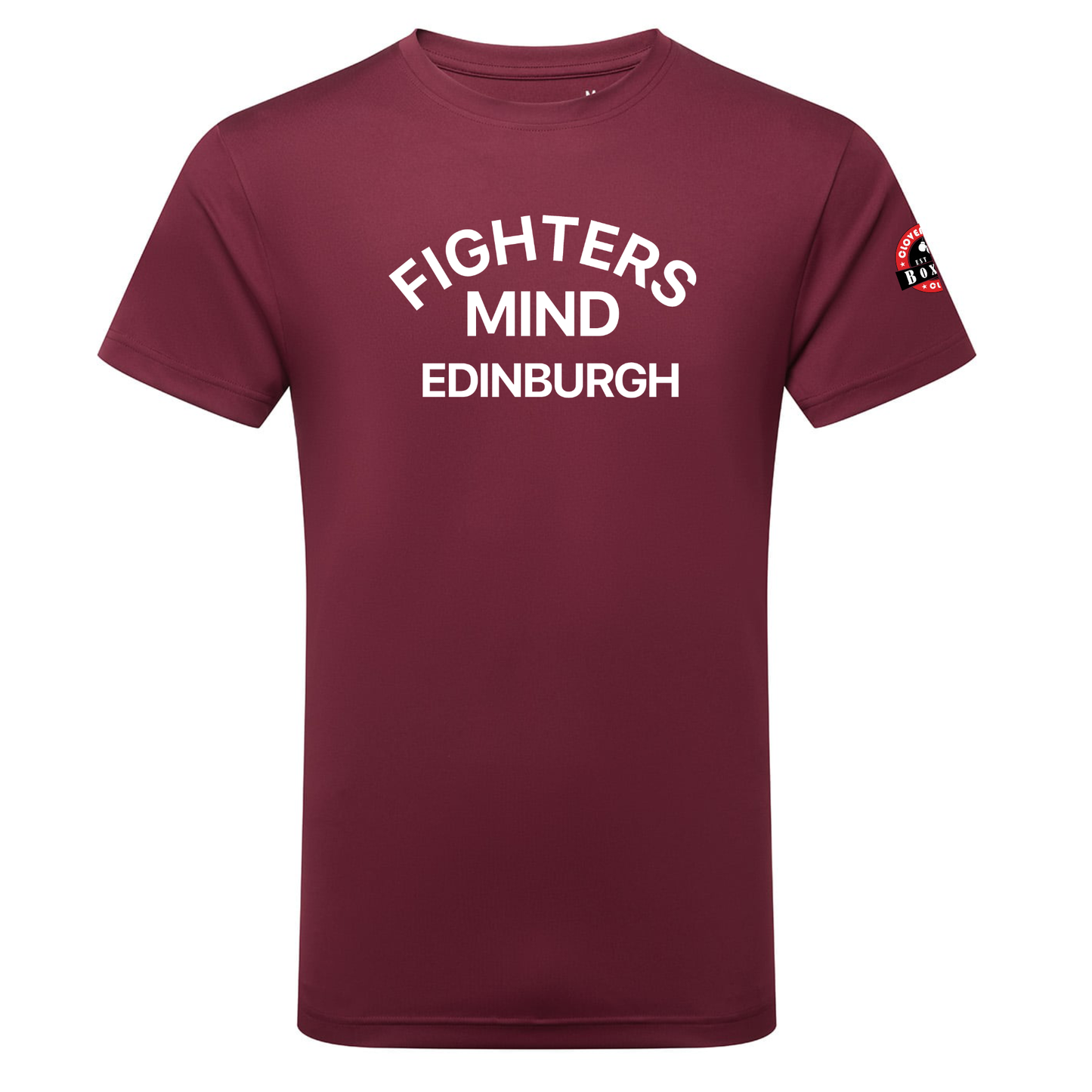 Fighters Mind  - Sports Wicking Tee - Maroon
