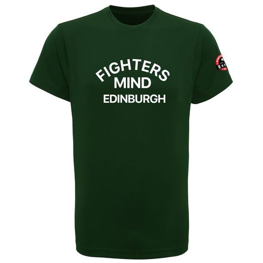 Fighters Mind  - Sports Wicking Tee - Green