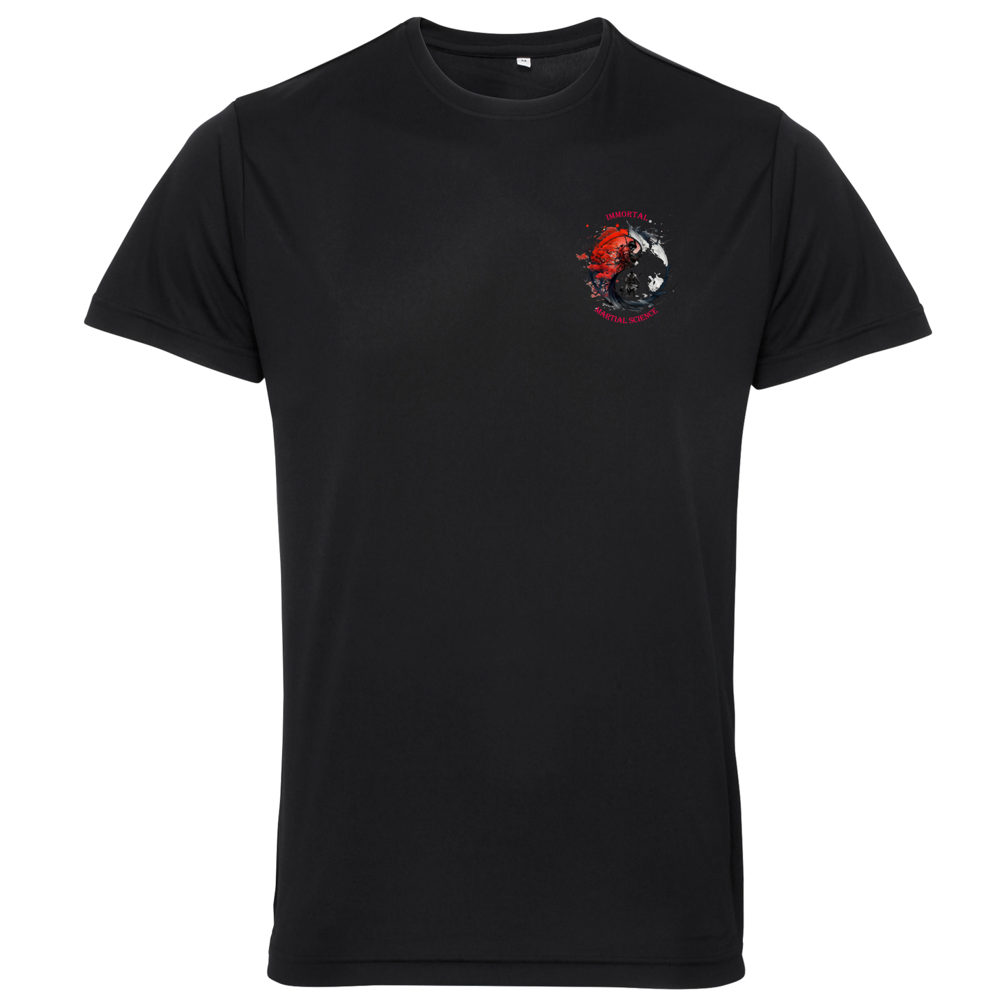 Immortal Martial Science - Adult Sports Poly Tech Tee: Kanji (All Colours)