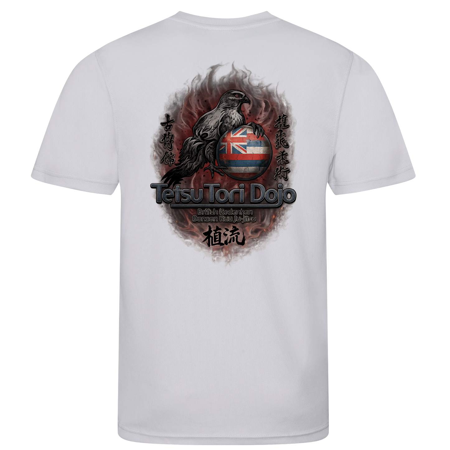 Tetsu Tori Ju-Jitsu - Grey Sports Poly Tee (All Sizes & Designs)