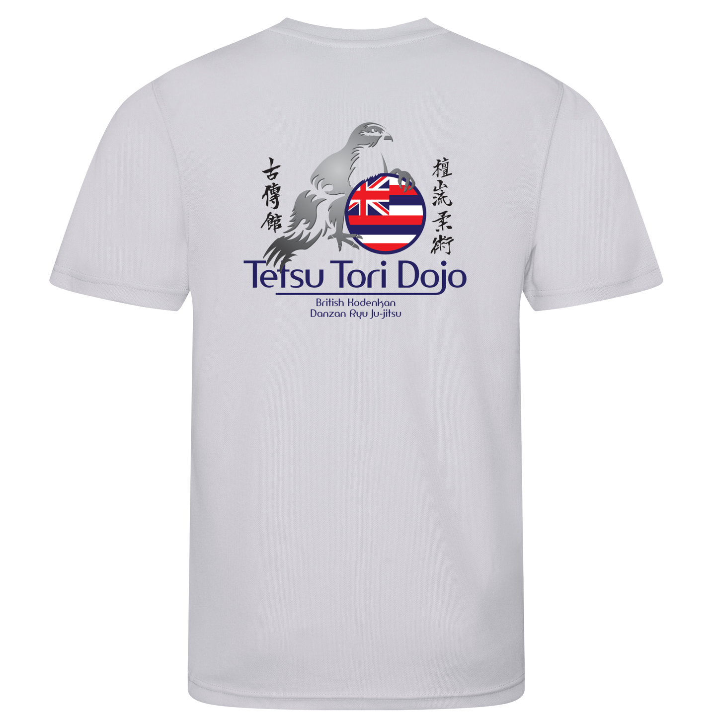 Tetsu Tori Ju-Jitsu - Grey Sports Poly Tee (All Sizes & Designs)