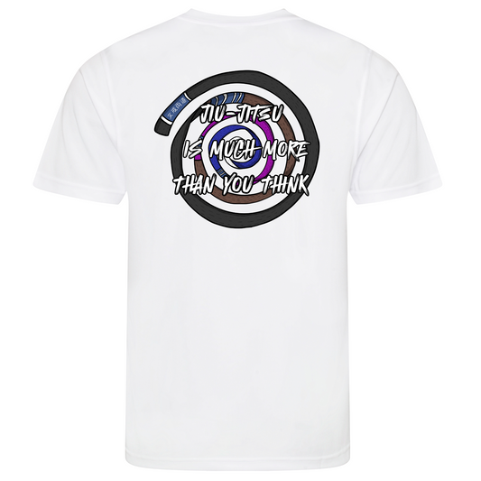 JIU-JITSU IS MUCH MORE THAN YOU THINK - Jiu jitsu is much more than you think Logo V2- Adult T Shirt