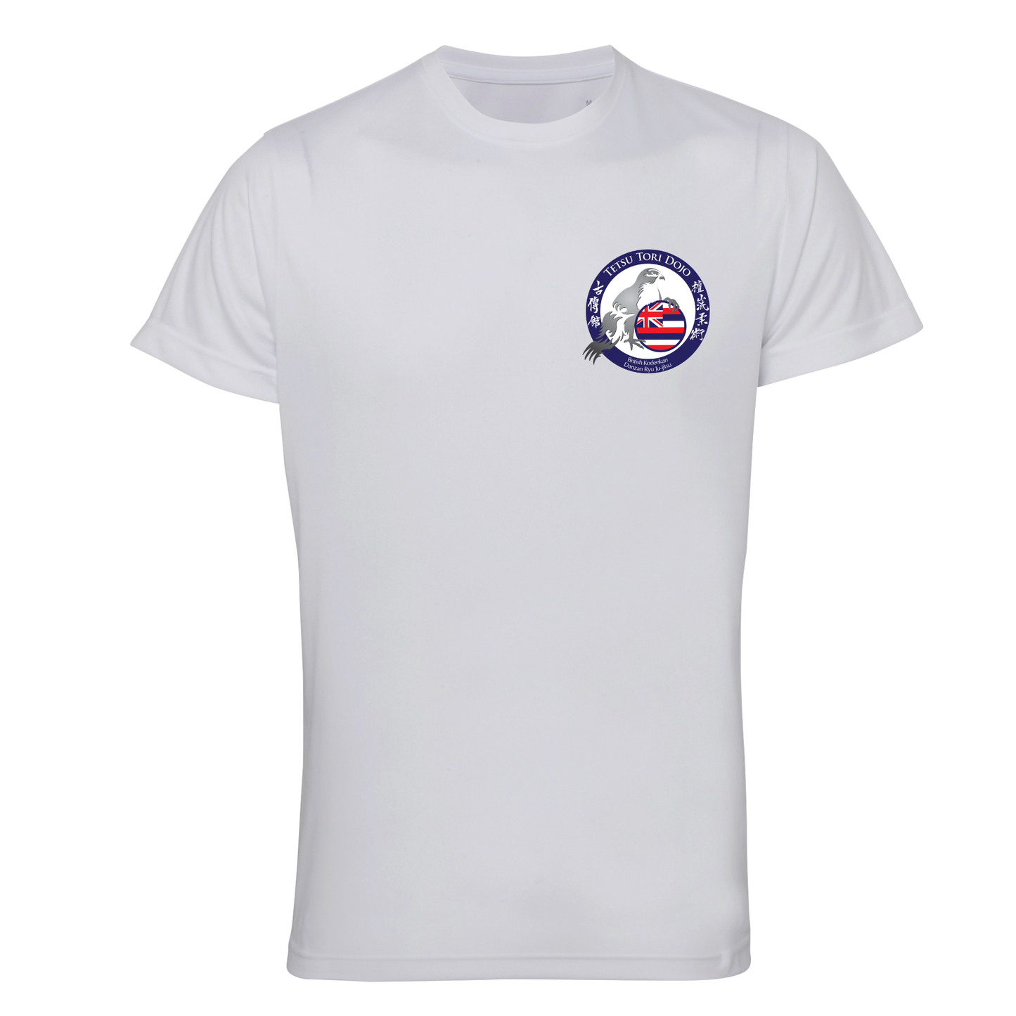 Tetsu Tori Ju-Jitsu - White Sports Poly Tee (All Sizes & Designs)