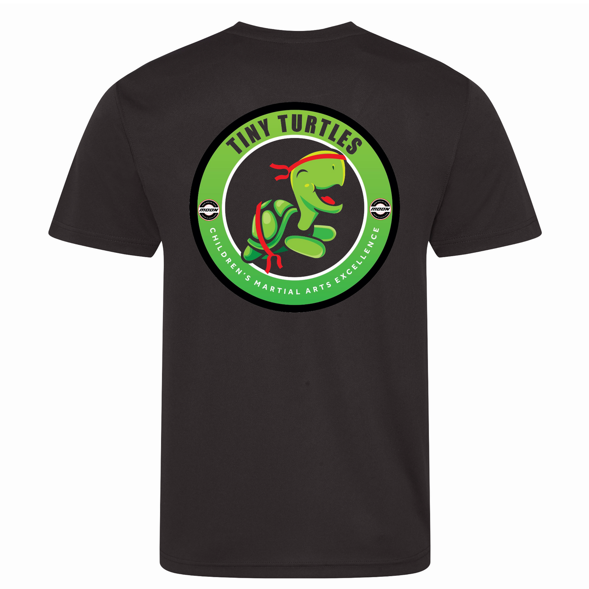 Moon Martial Arts - Tiny Turtles Poly Tech T Shirt