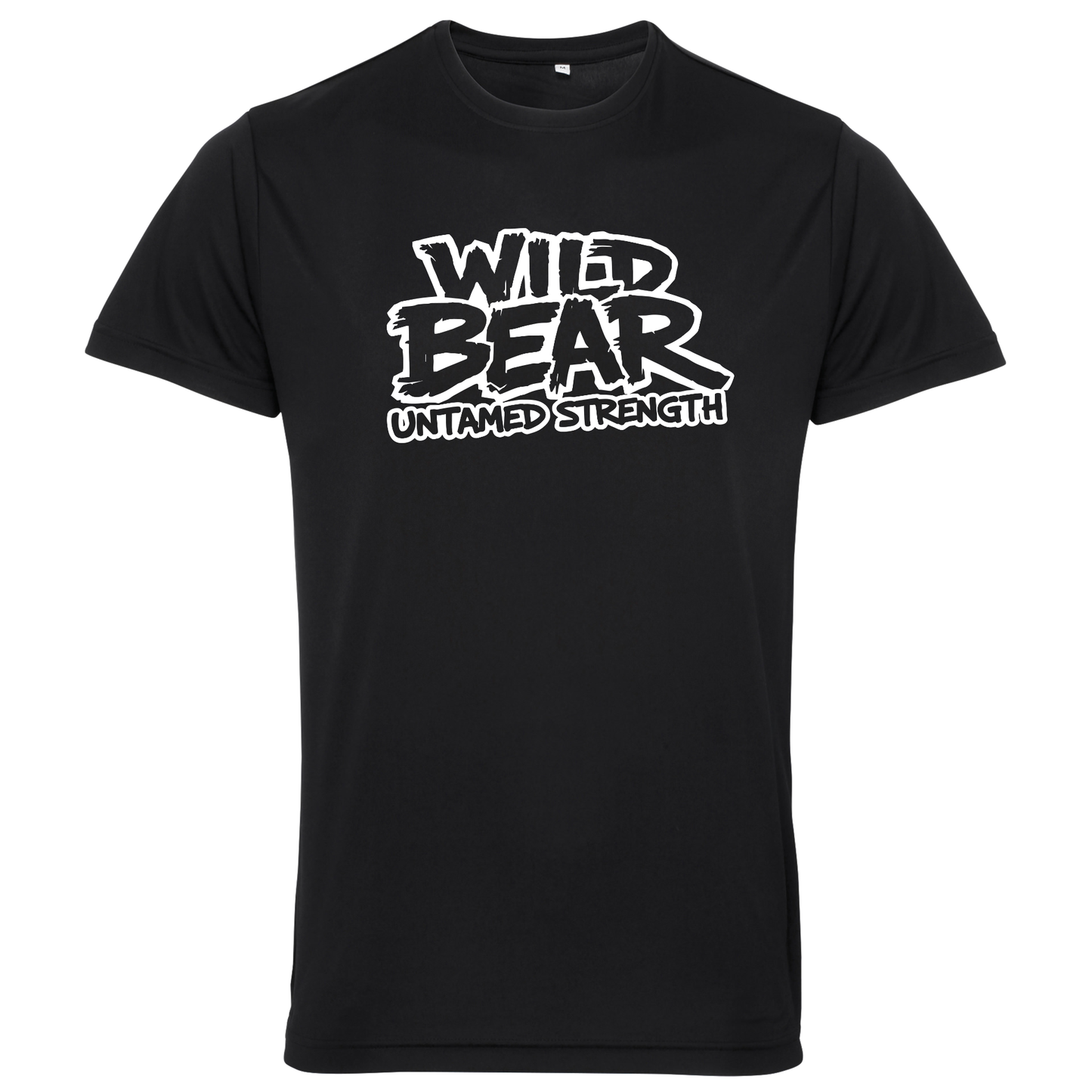WILDBEAR - Standard Adult Sports Tech T Shirt V2 (Multiple Colours - White Logo)