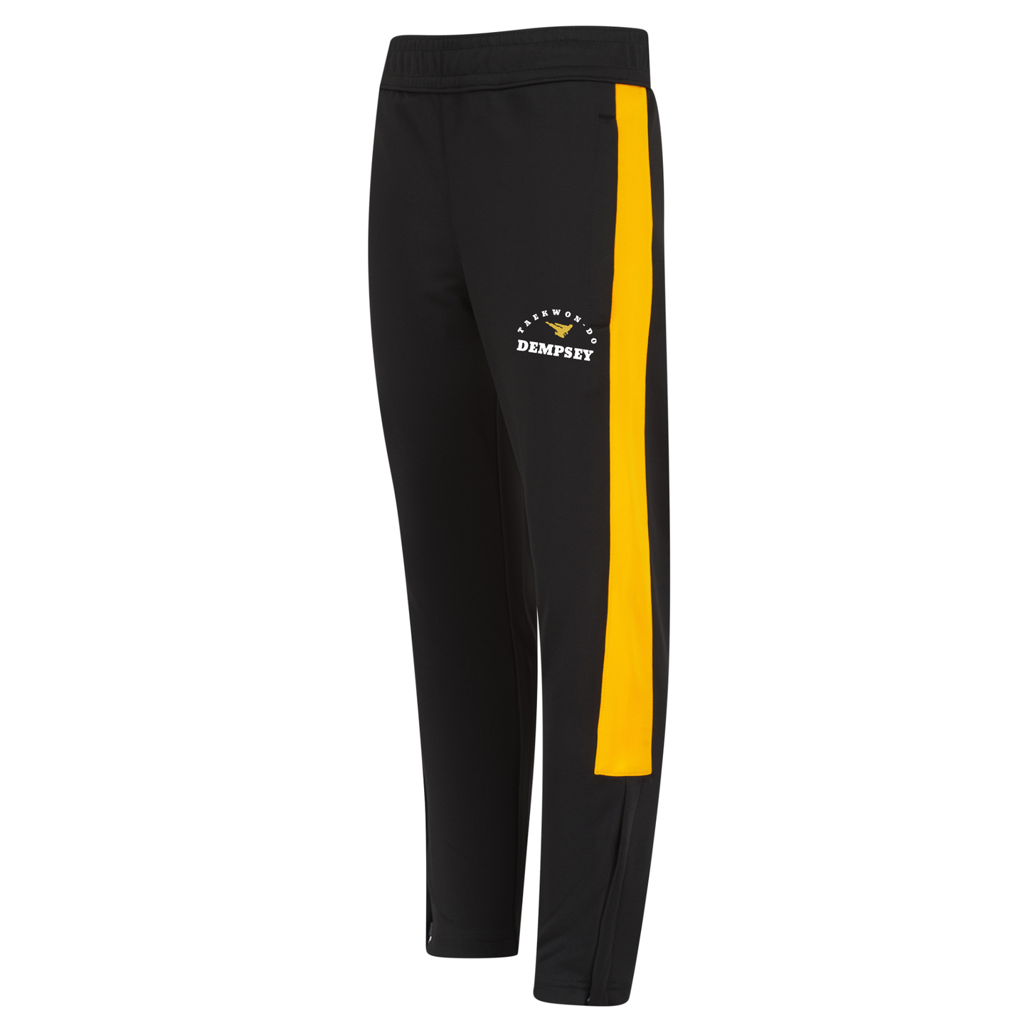 Dempsey TKD - Trackies: Black & Gold (All Sizes)