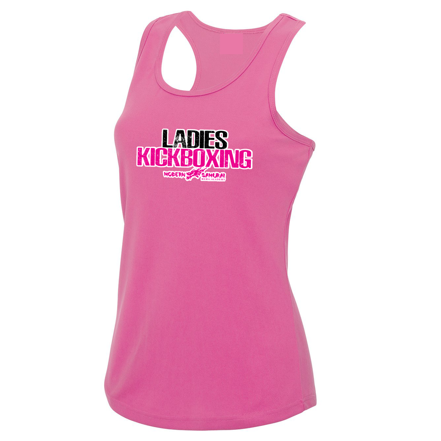 Modern Samurai Martial Arts: Ladies Kickboxing - Female Cut Sports Poly Tech Vest (All Colours)