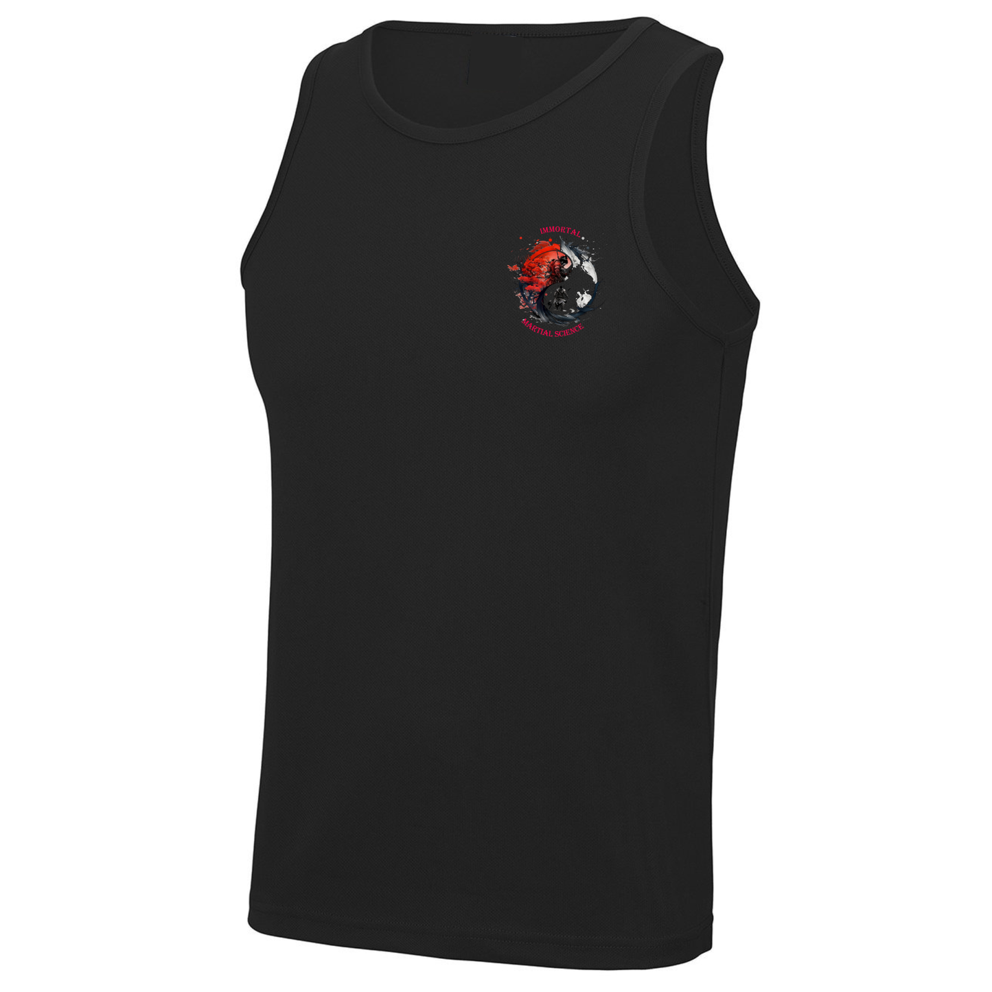 Immortal Martial Science - Unisex Sports Poly Tech Vest: Kanji  (All Colours)