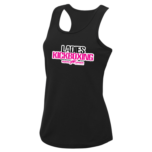 Modern Samurai Martial Arts: Ladies Kickboxing - Female Cut Sports Poly Tech Vest (All Colours)