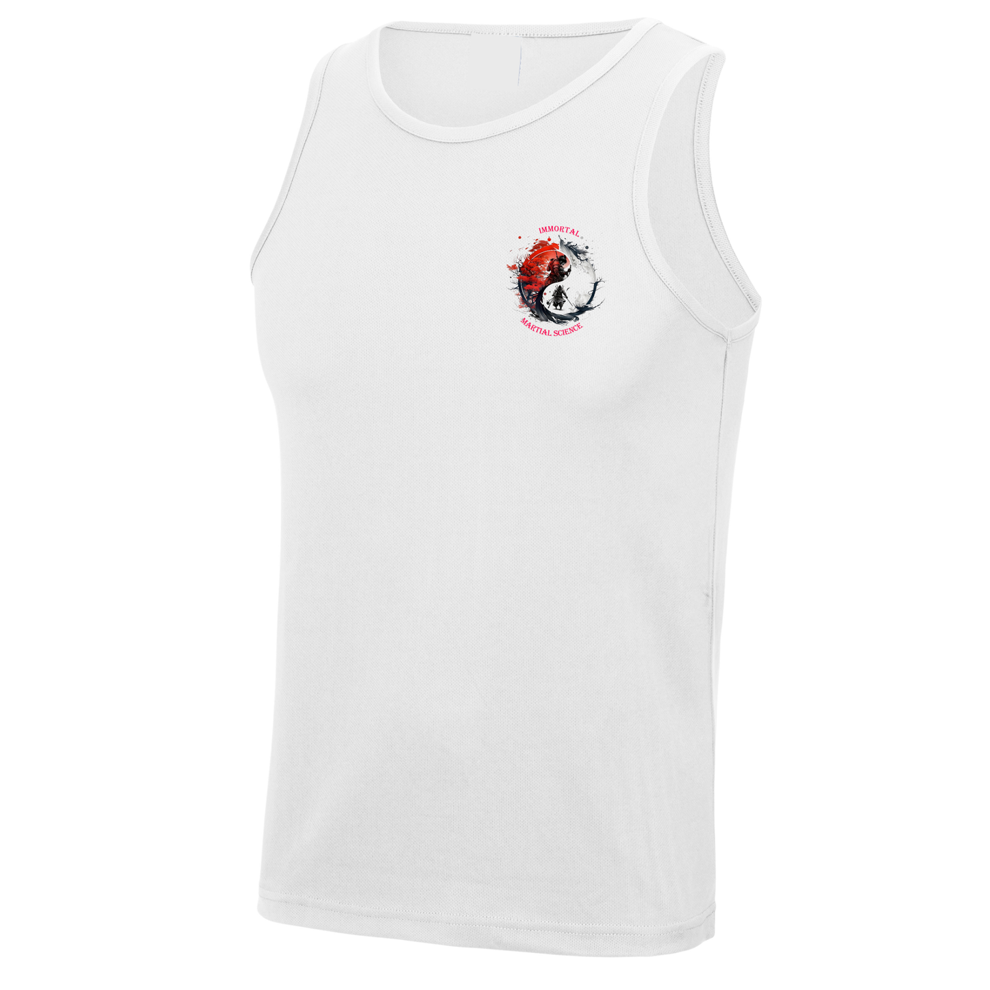 Immortal Martial Science - Unisex Sports Poly Tech Vest: Kanji  (All Colours)