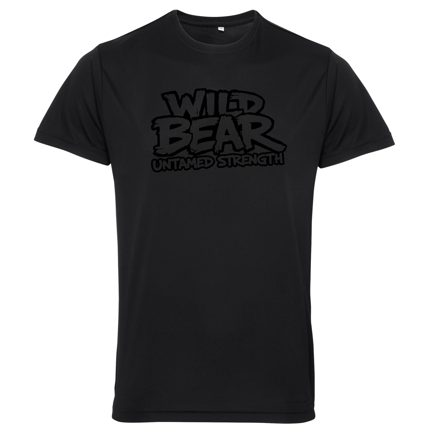 WILDBEAR - Premium Adult Sports Tech T Shirt V2 (Multiple Colours - Black Logo)