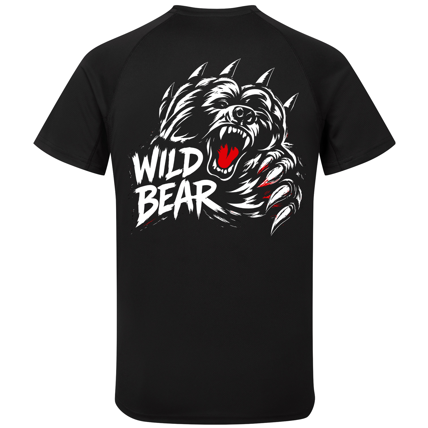 WILDBEAR - Premium Adult Sport Tech T Shirt - Bear Claw