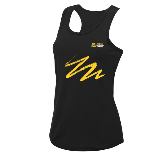 London Outdoor Fitness - Sports Poly Tech Vest 'Squiggle' (Female Cut)