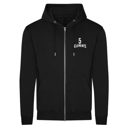 5 Elements UK - Full Zip Hoodie: Design 2 (All Sizes & Colours)