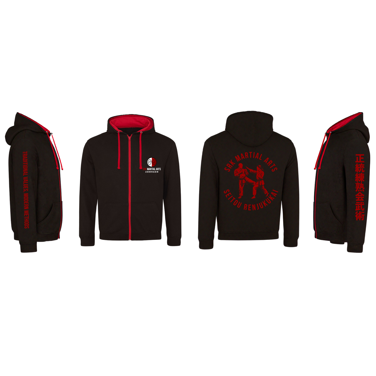 SRK Martial Arts - Adult Full Zip Hoodie (All Colours)