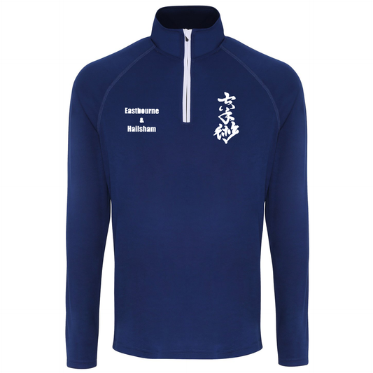 Karate Jutsu Kai - 1/4 Zip Active Top (Unisex Adult Sizing Only)