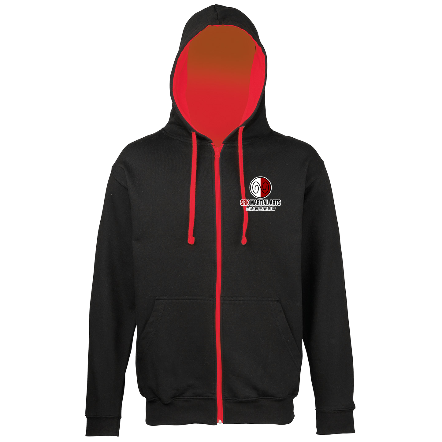 SRK Martial Arts - 2 Tone Full Zip Hoodie (Adult)