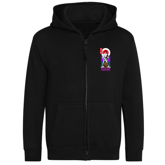 Osita-ha Karate - Junior Full Zip Hoodie: Neon Design (All Colours)