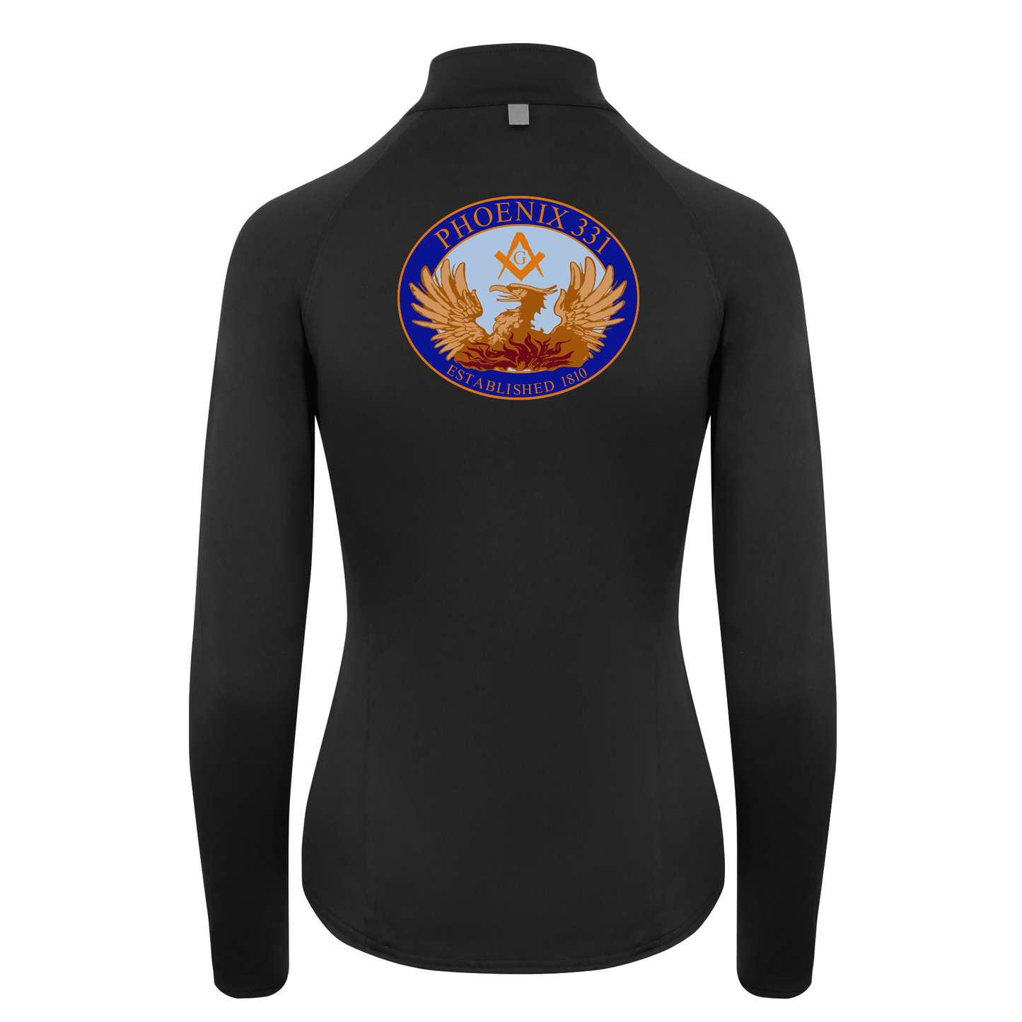 Masonic Lodge (Phoenix 331)- 1/4 Zip Active Top (Female Cut)